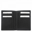 Leather Wallet Card Holder for men in Black color