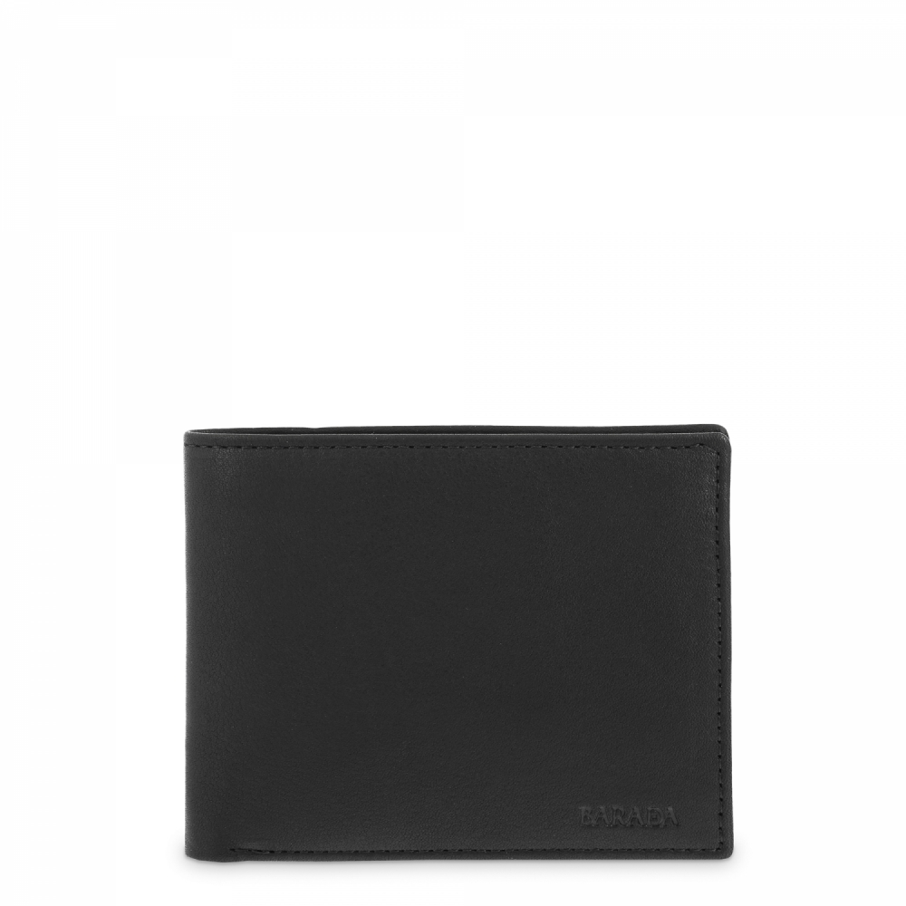Horizontal Leather Wallet for men in Black color