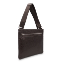 Barada Men's Flat Crossover bag in Brown colour