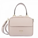 Top Handle Handbag in Cow Leather and Pink color