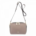 Cross Body Bag in Leather and Dusty Pink color