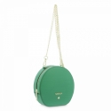 Mini Bag in Leather and Green color