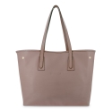 Shopping bag in Leather and Dusty Pink color