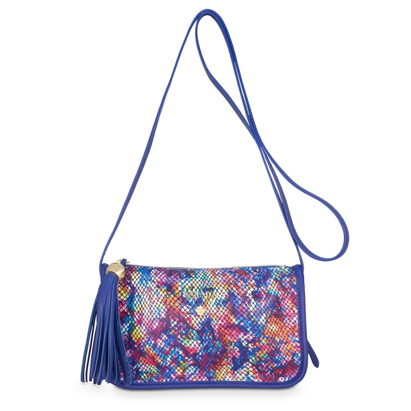 Pouch Cross Body Bag from our Gea collection in Calf Leather (Multicolour Textured)