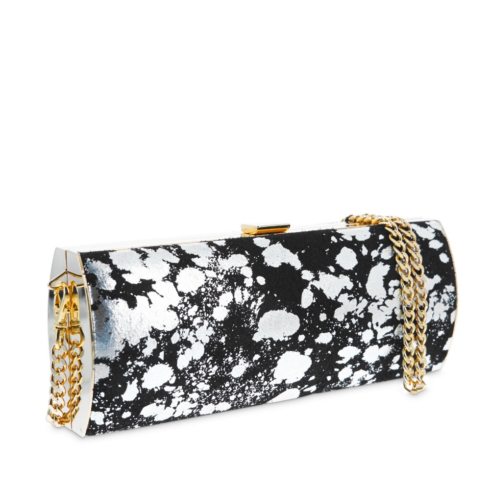 Clutch handbag from Aileen collection in Calf