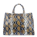 Tote - Shopping bag from Morgana collection in Calf Python print