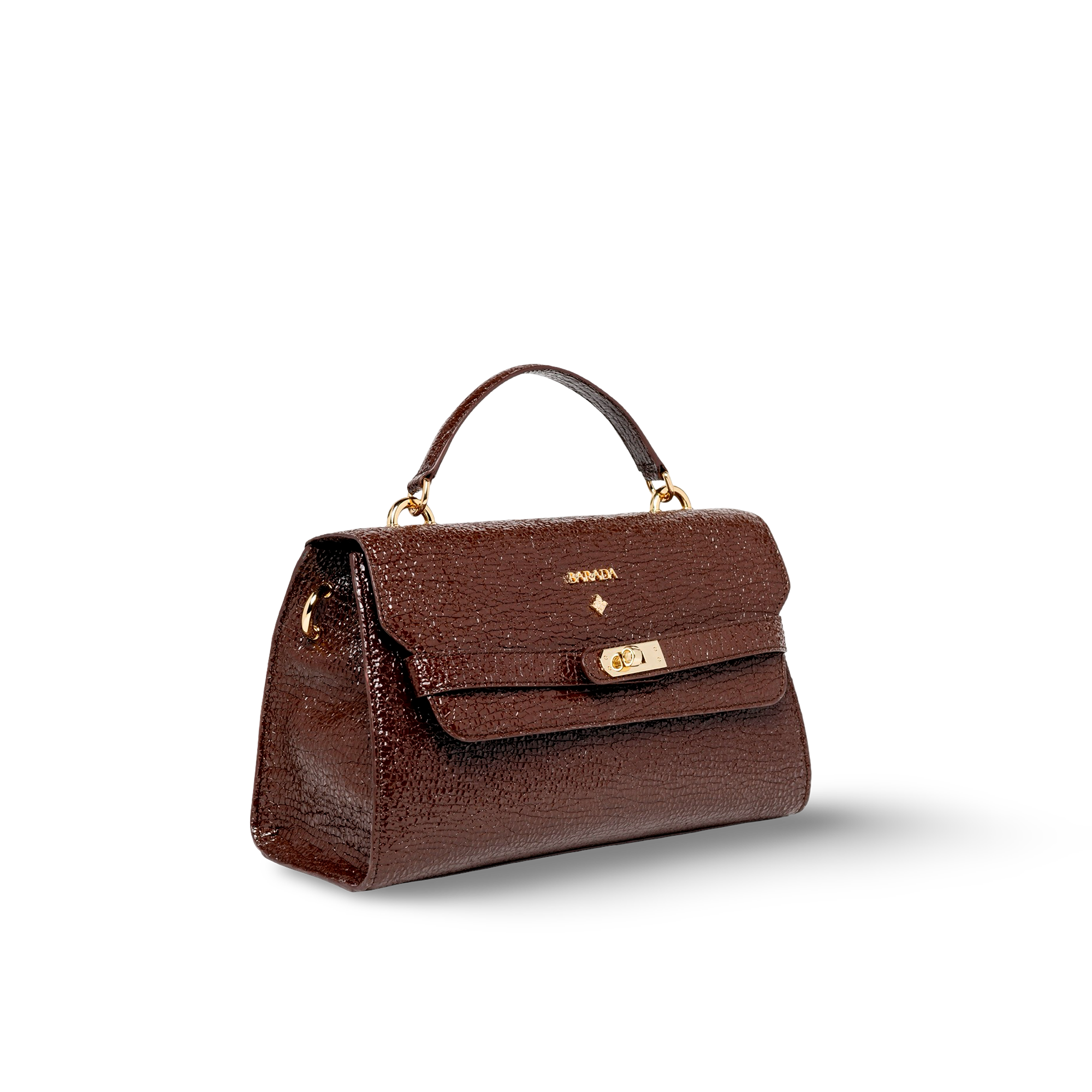 Bolso artesanal mediano de mano en cuero