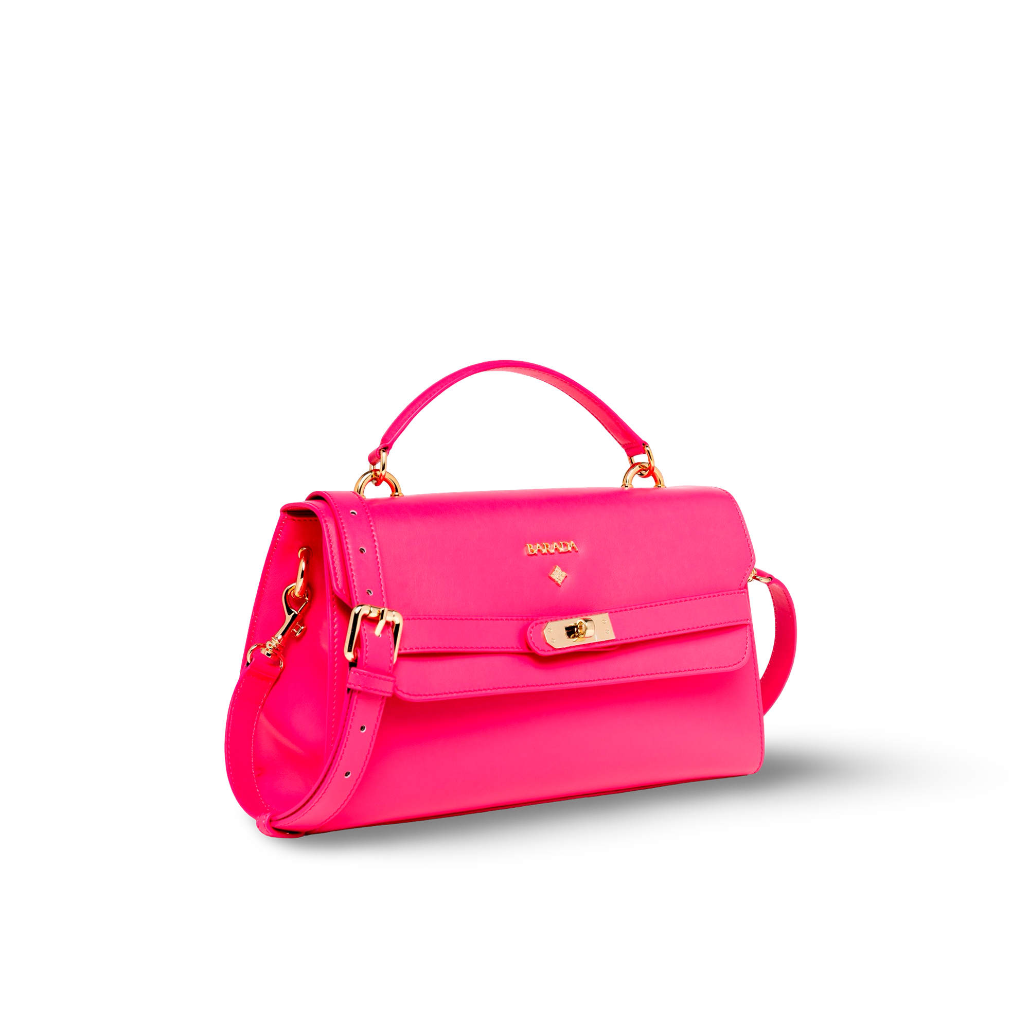 Bolso artesanal mediano de mano en cuero
