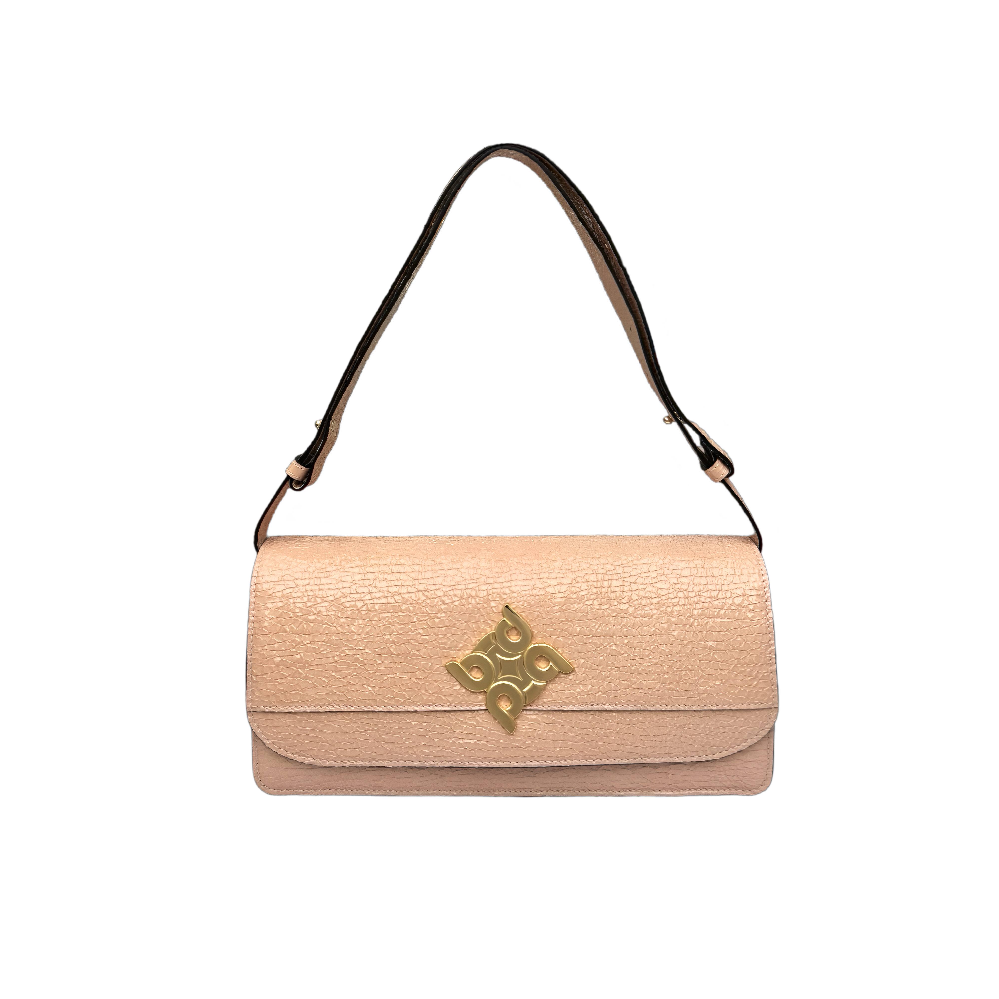 Handcrafted baguette bag in goatskin, elegance and exclusivity