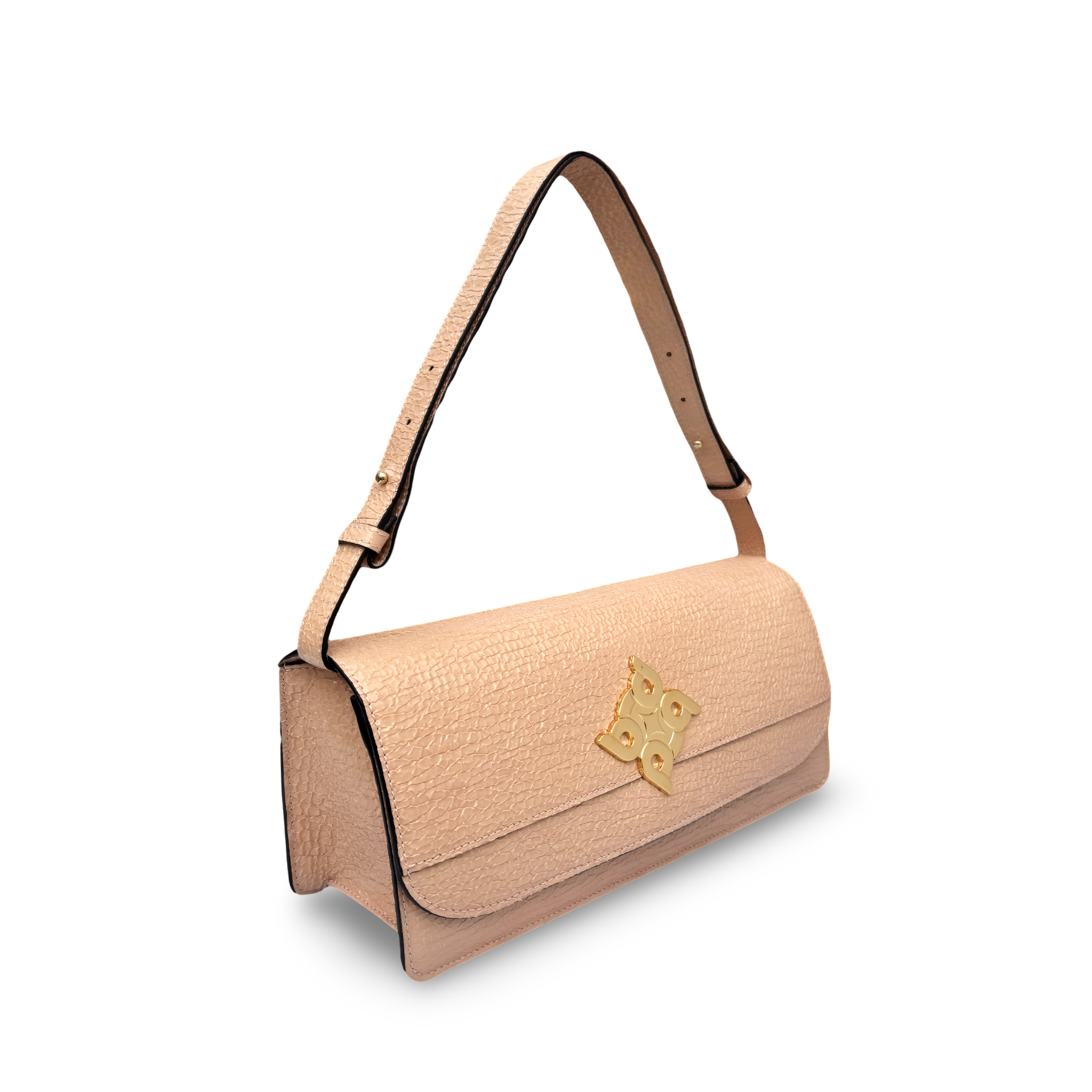Bolso baguette artesanal en piel caprino elegancia y exclusividad