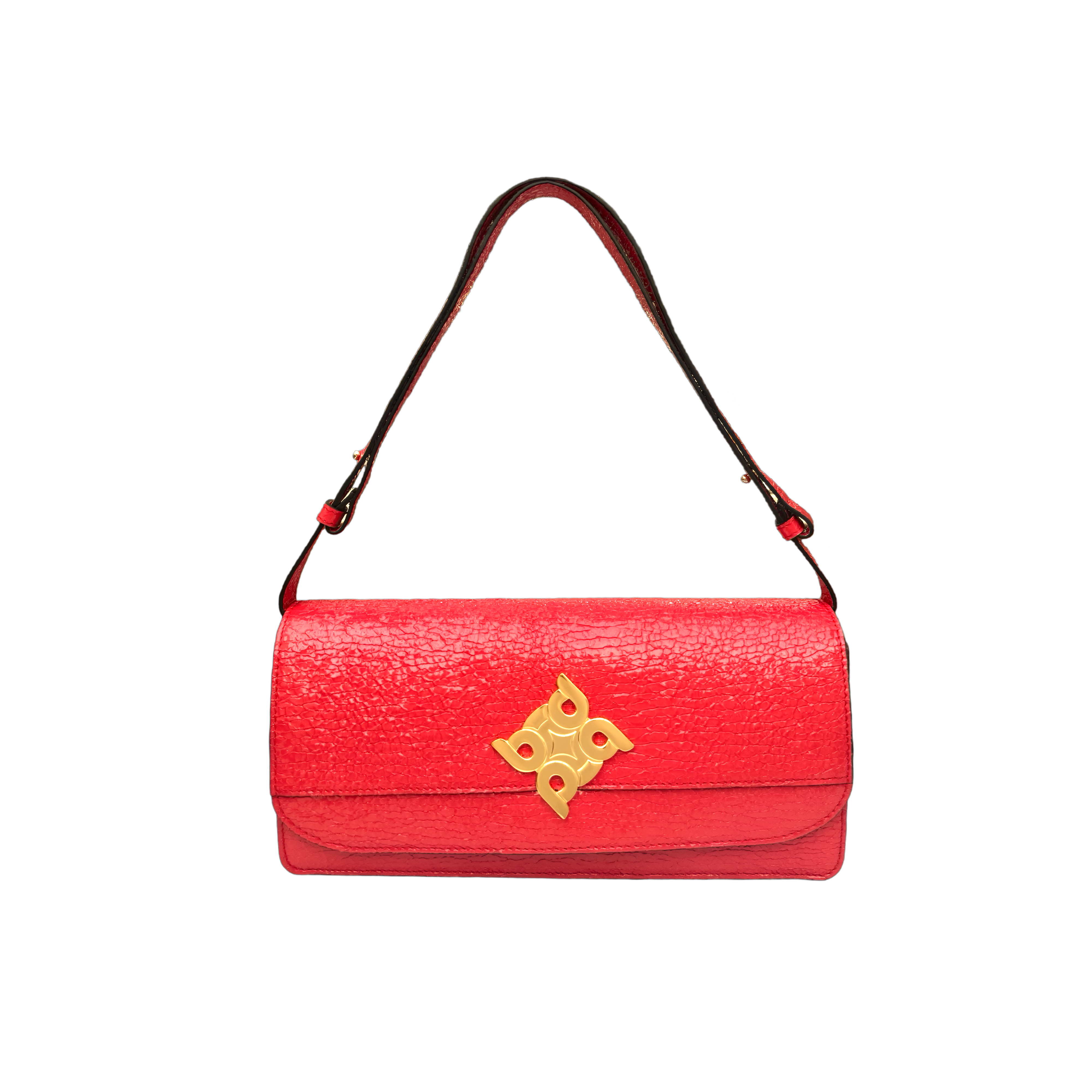 Handcrafted baguette bag in goatskin, elegance and exclusivity