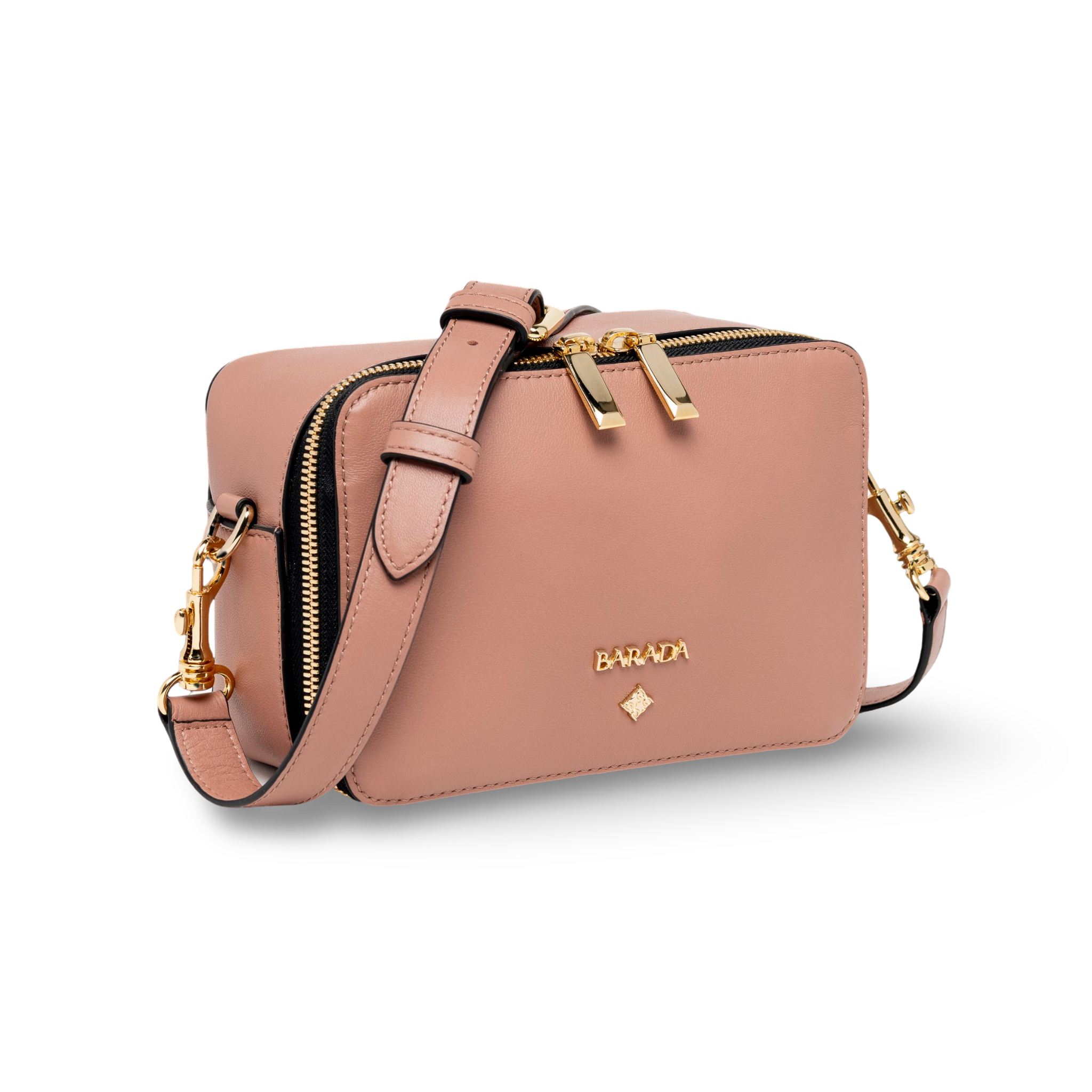Bolso crossbody bandolera pequeño en piel vacuno de viaje