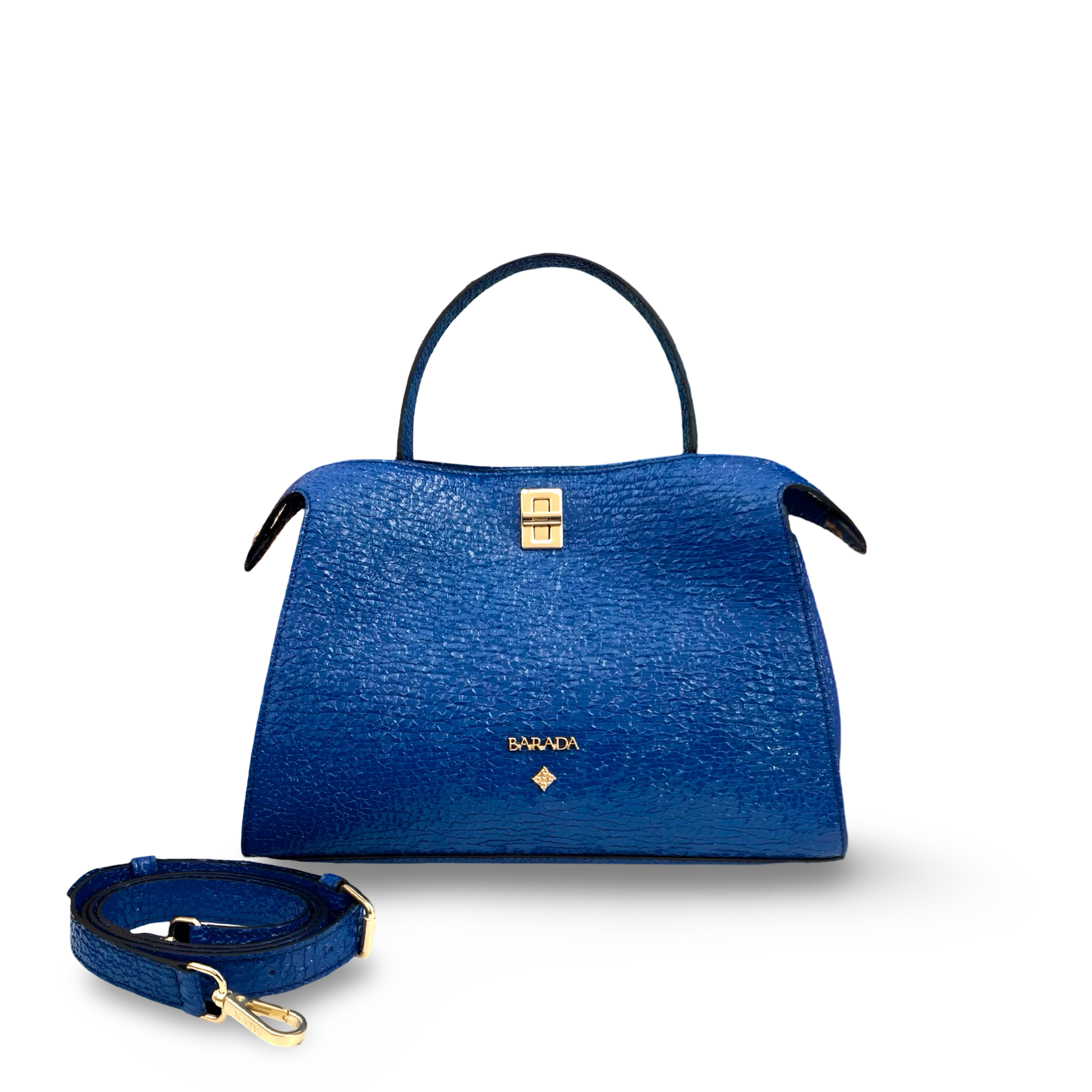 Handbag in high quality cowhide leather and elegant design