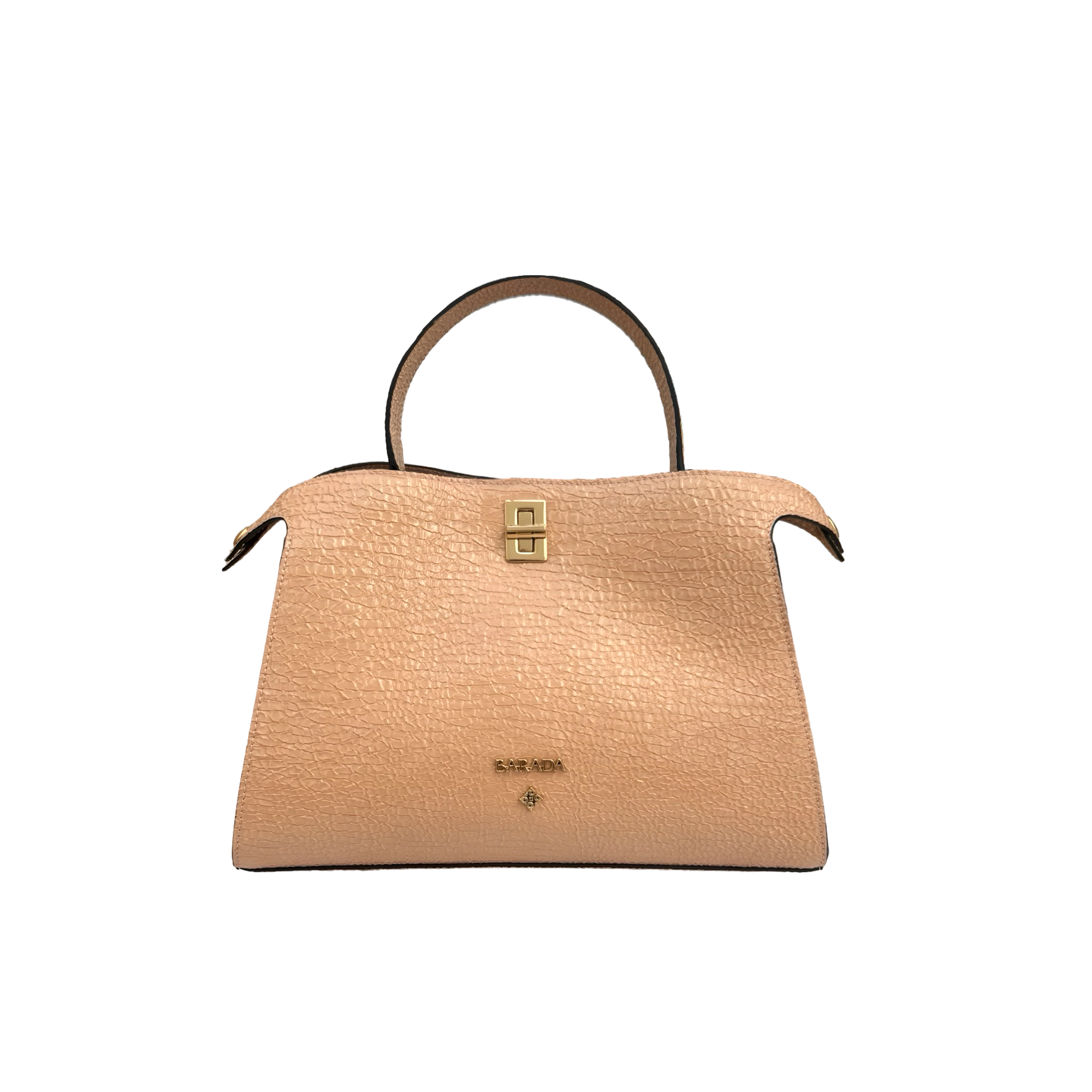 Bolso de mano en cuero de vacuno alta calidad y diseño elegante