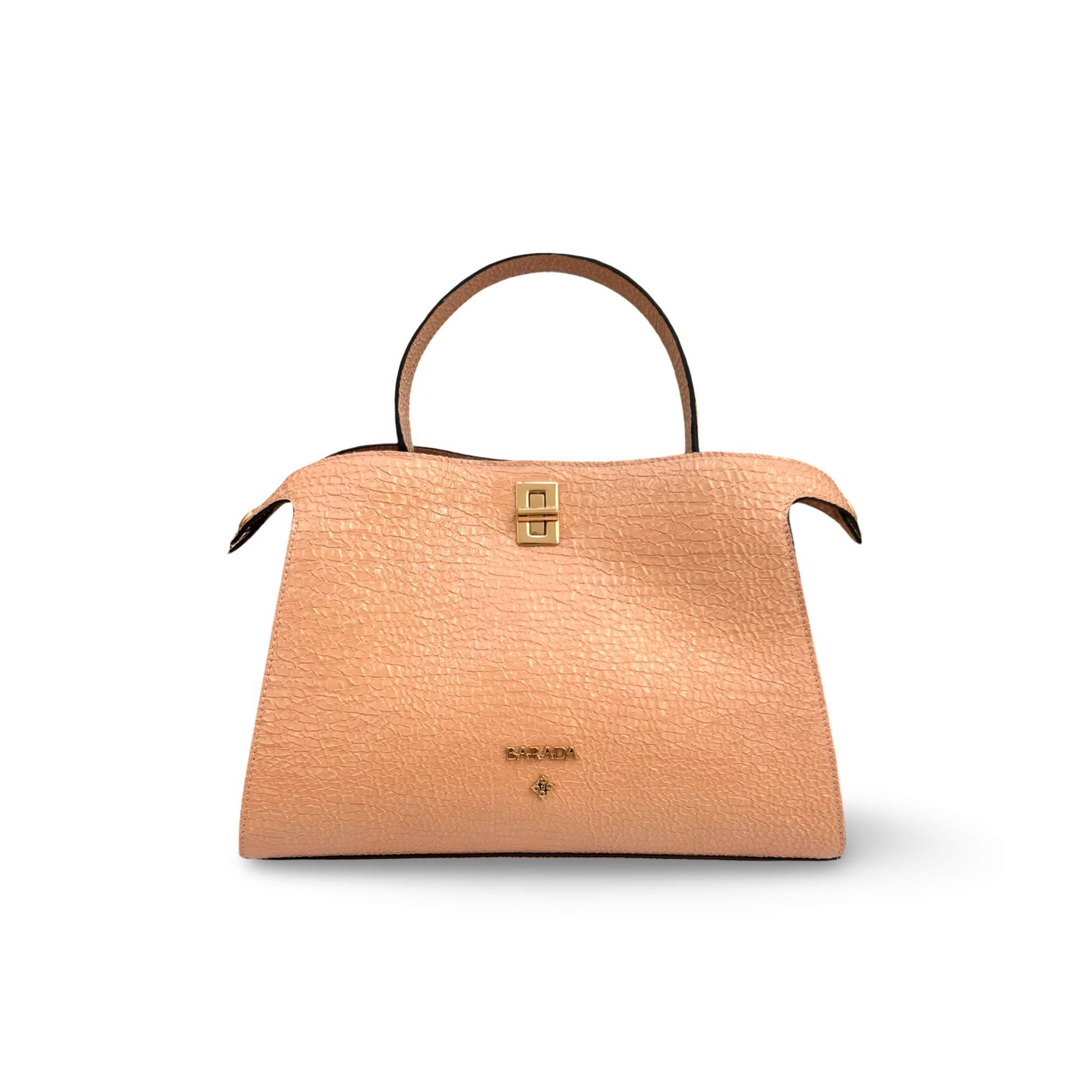Handbag in high quality cowhide leather and elegant design