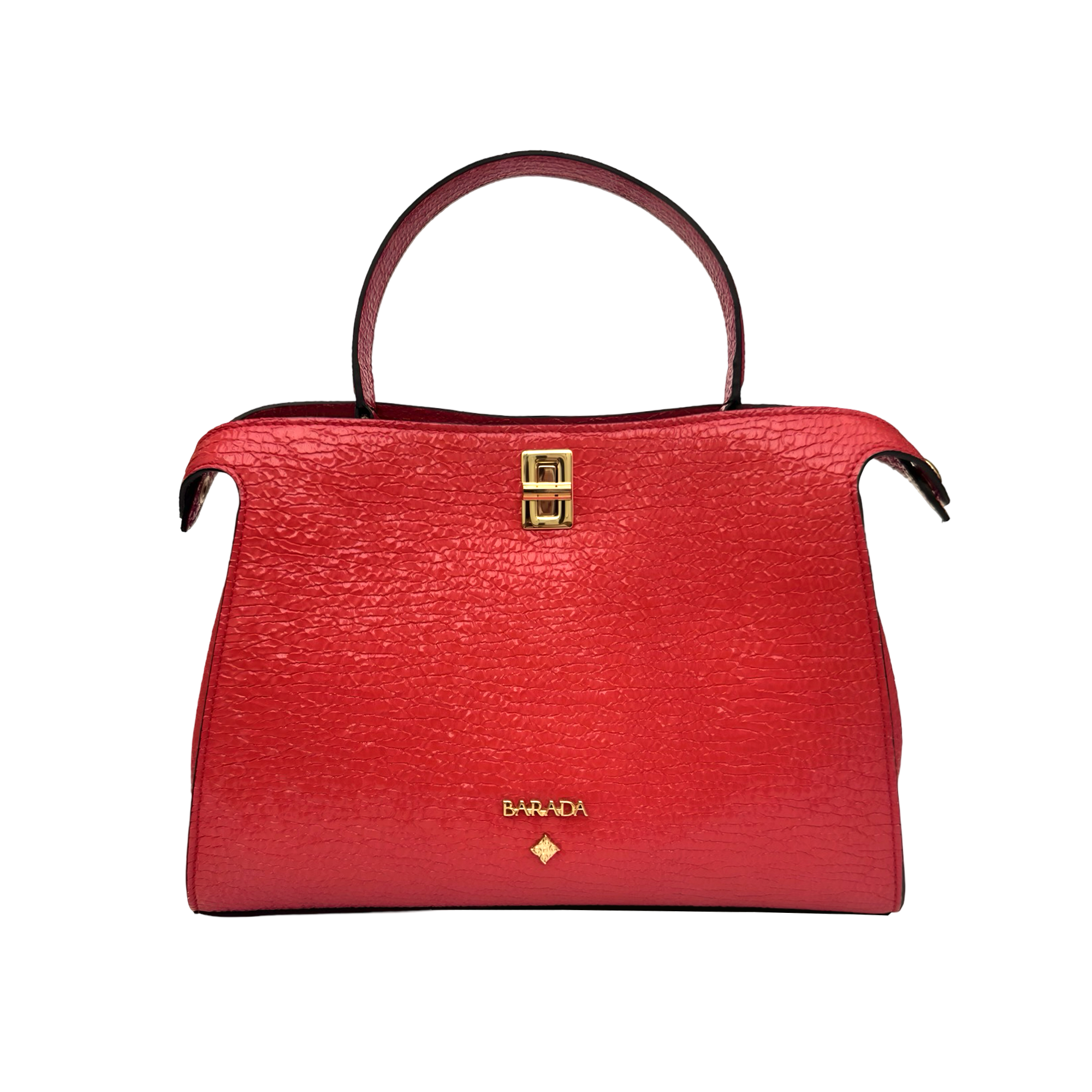 Bolso de mano en cuero de vacuno alta calidad y diseño elegante