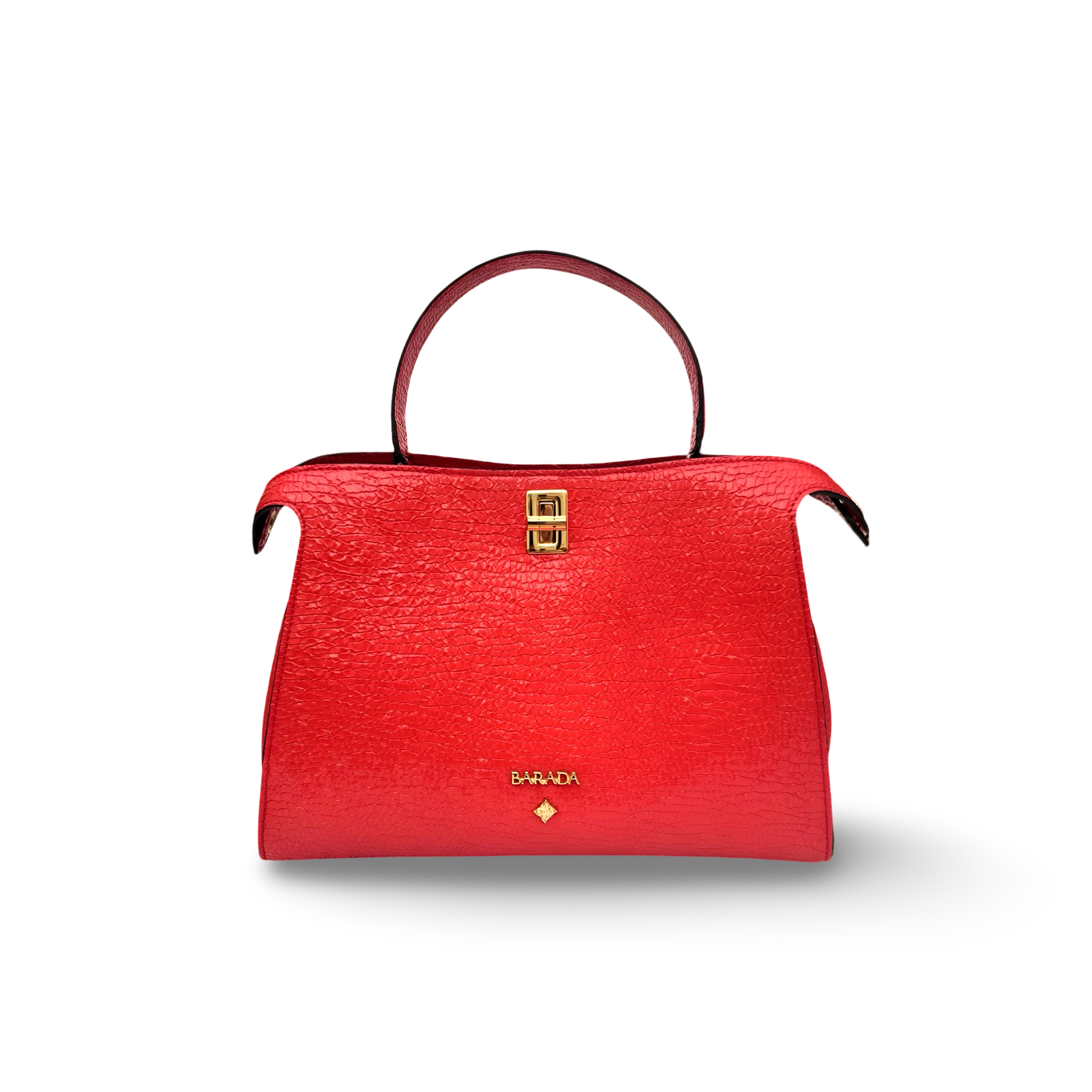 Handbag in high quality cowhide leather and elegant design