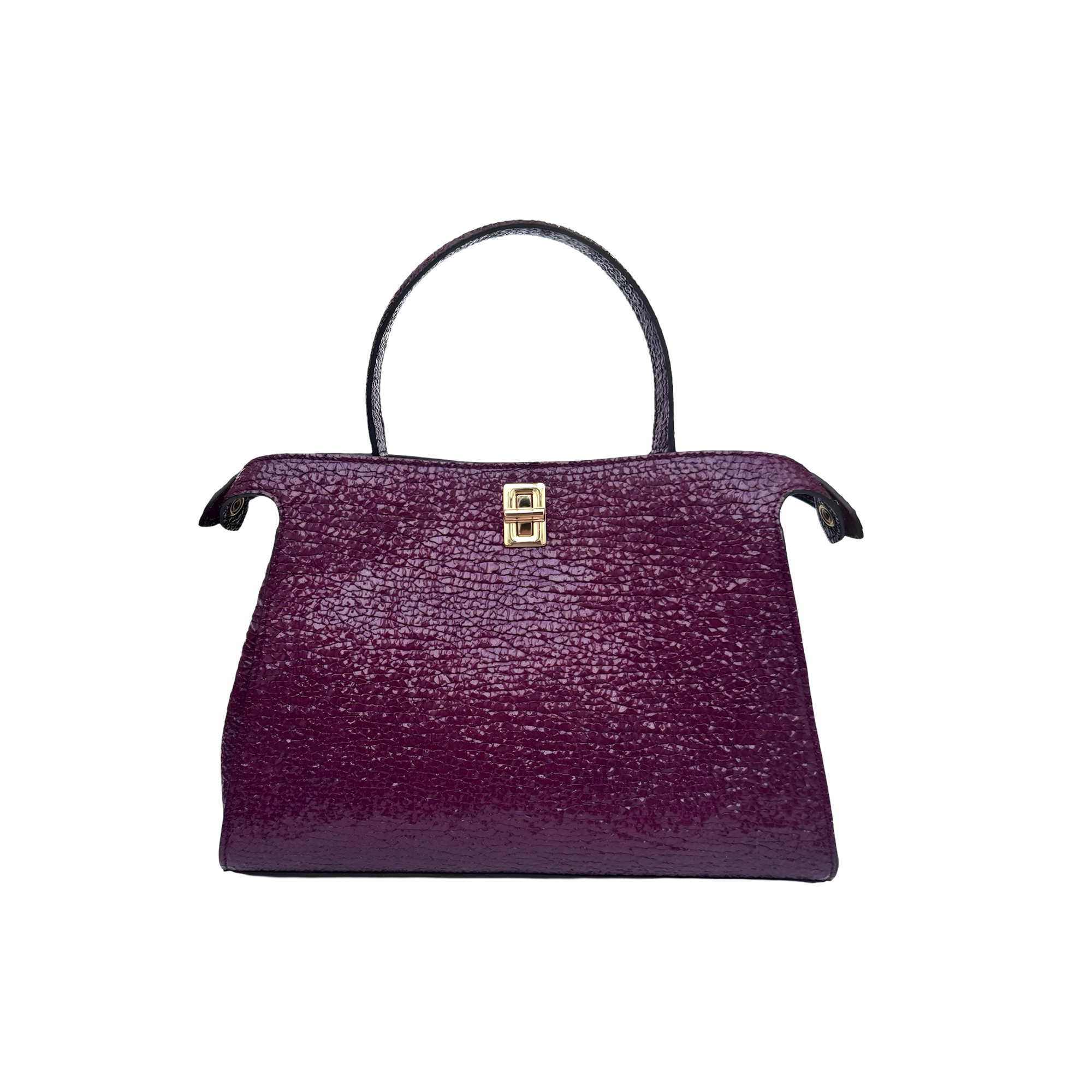 Bolso de mano en cuero de vacuno alta calidad y diseño elegante