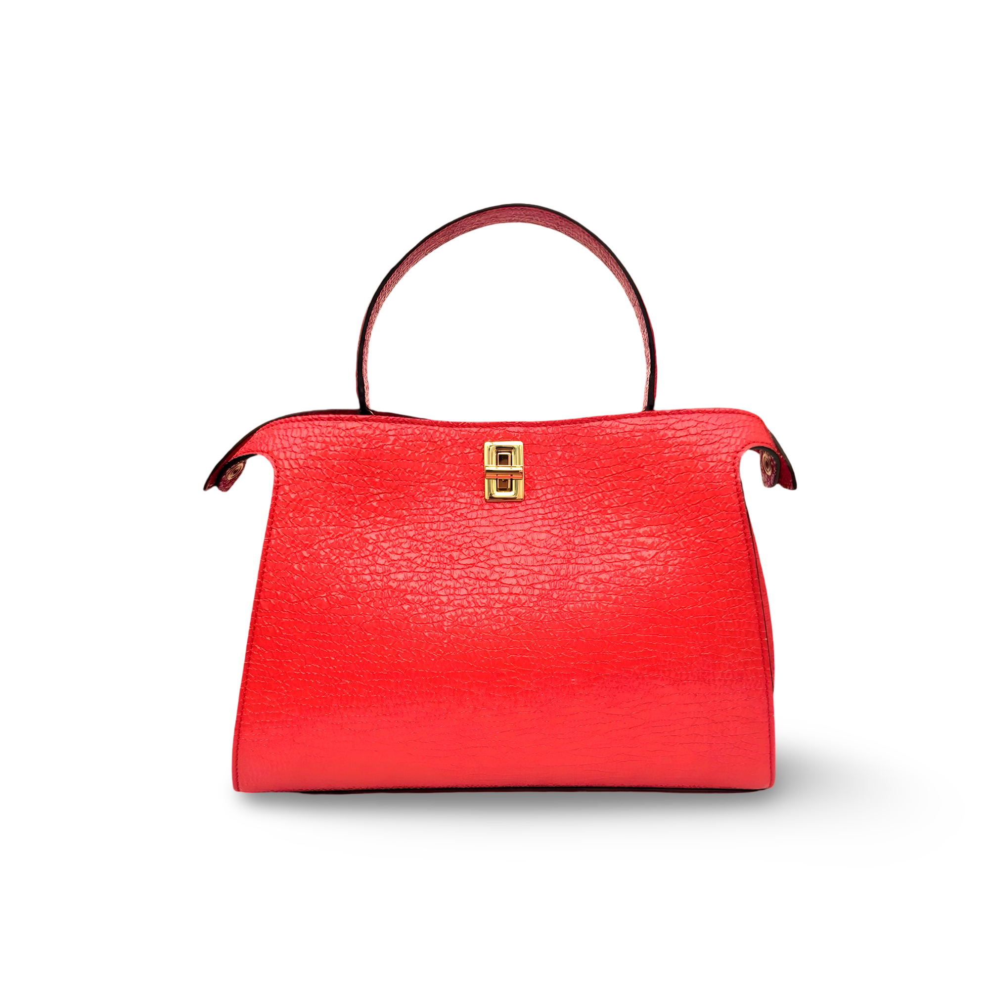 Handbag in high quality cowhide leather and elegant design