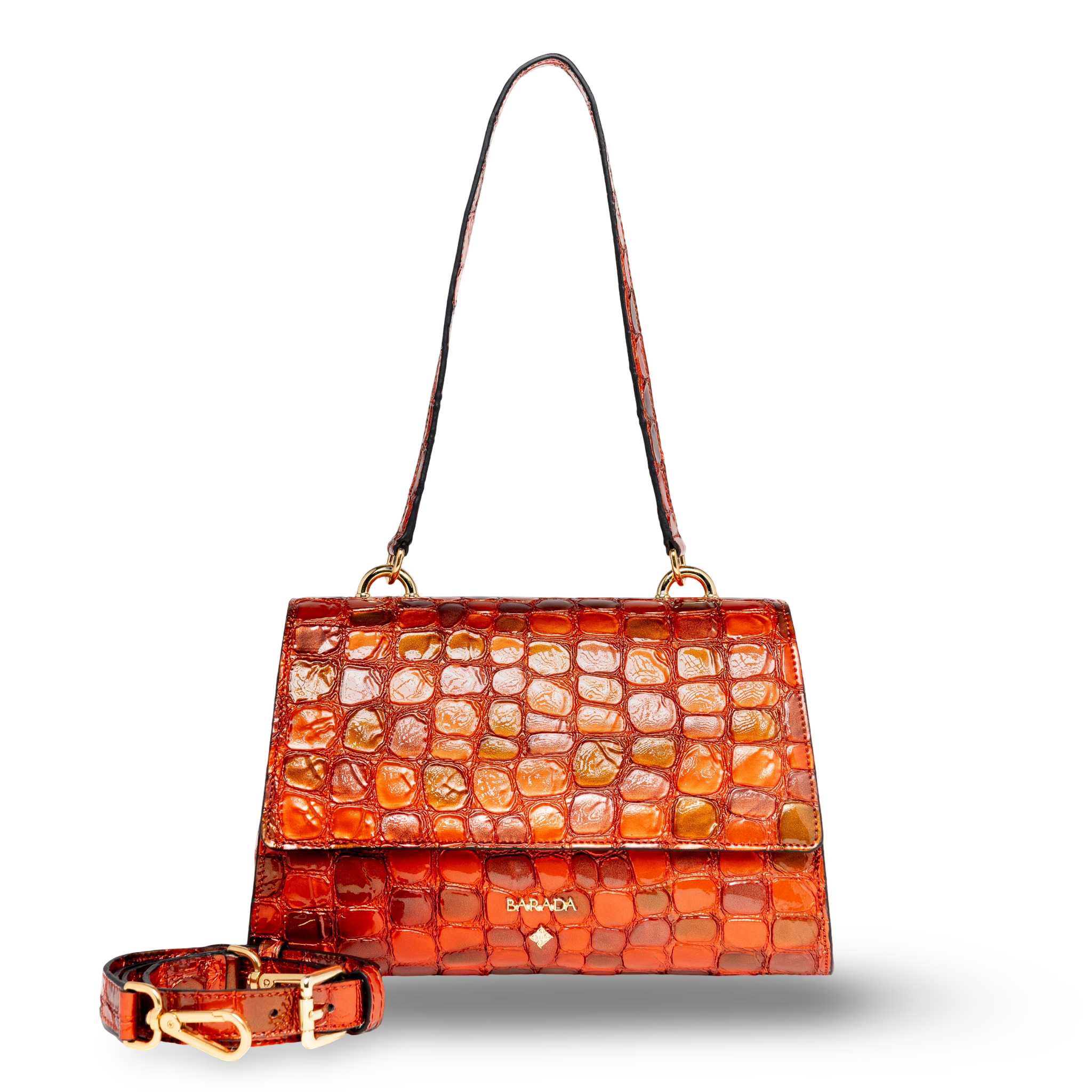 Bolso de hombro en piel caprino diseño moderno y exclusivo