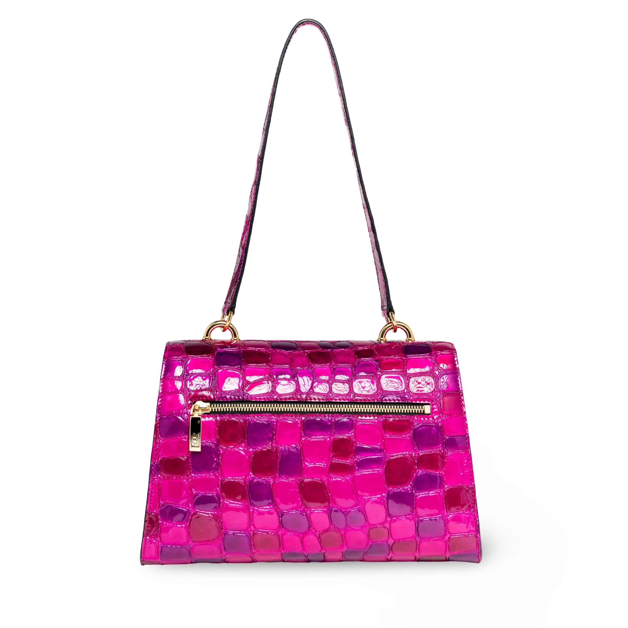 Bolso de hombro en piel caprino diseño moderno y exclusivo