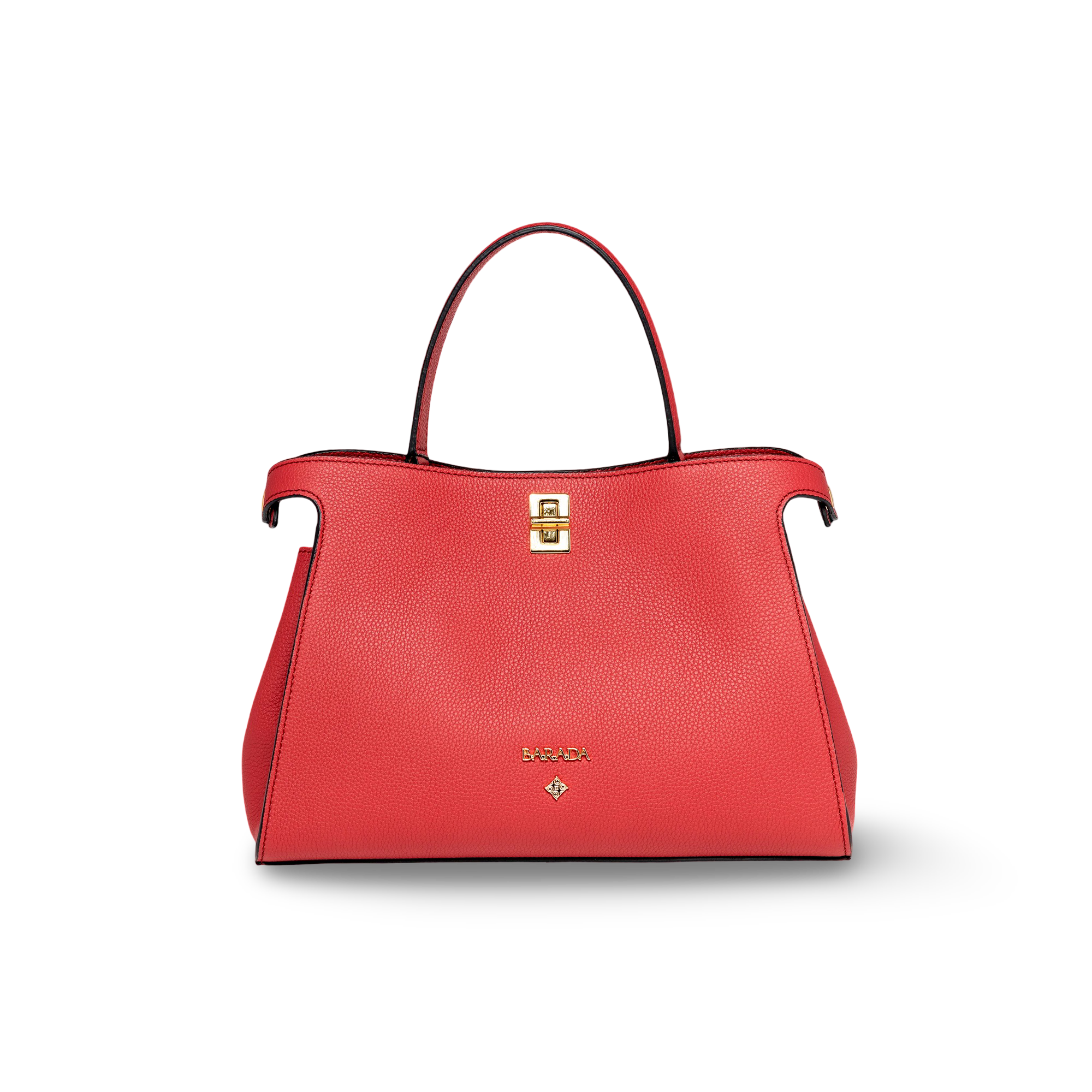Handbag in high quality cowhide leather and elegant design