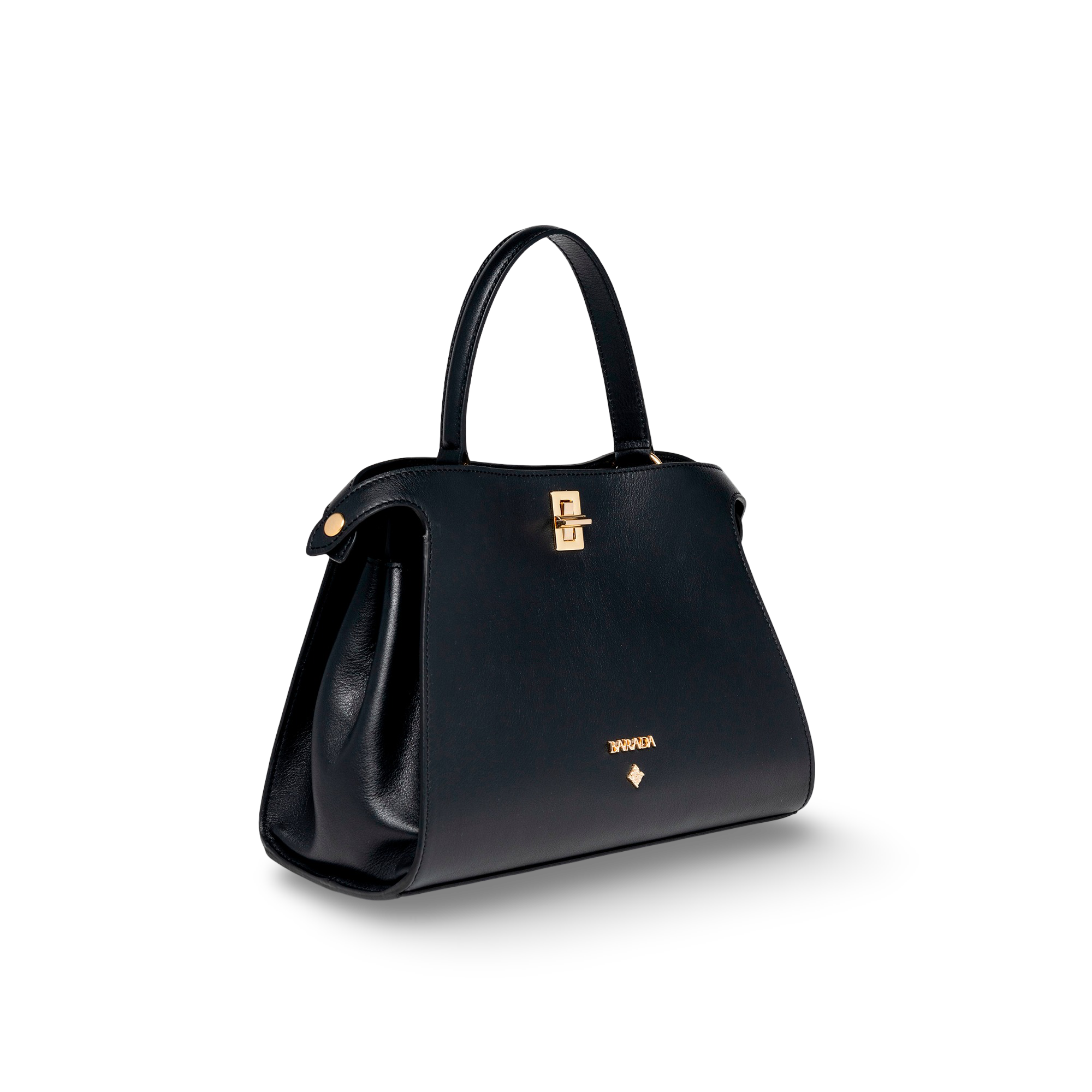 Handbag in high quality cowhide leather and elegant design