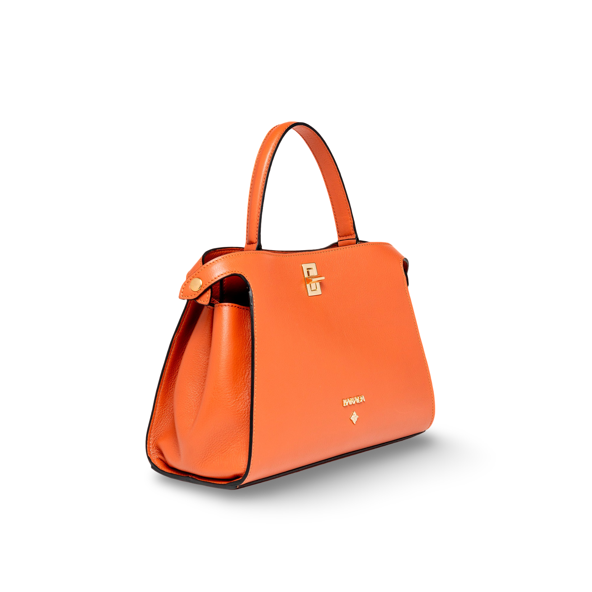 Handbag in high quality cowhide leather and elegant design