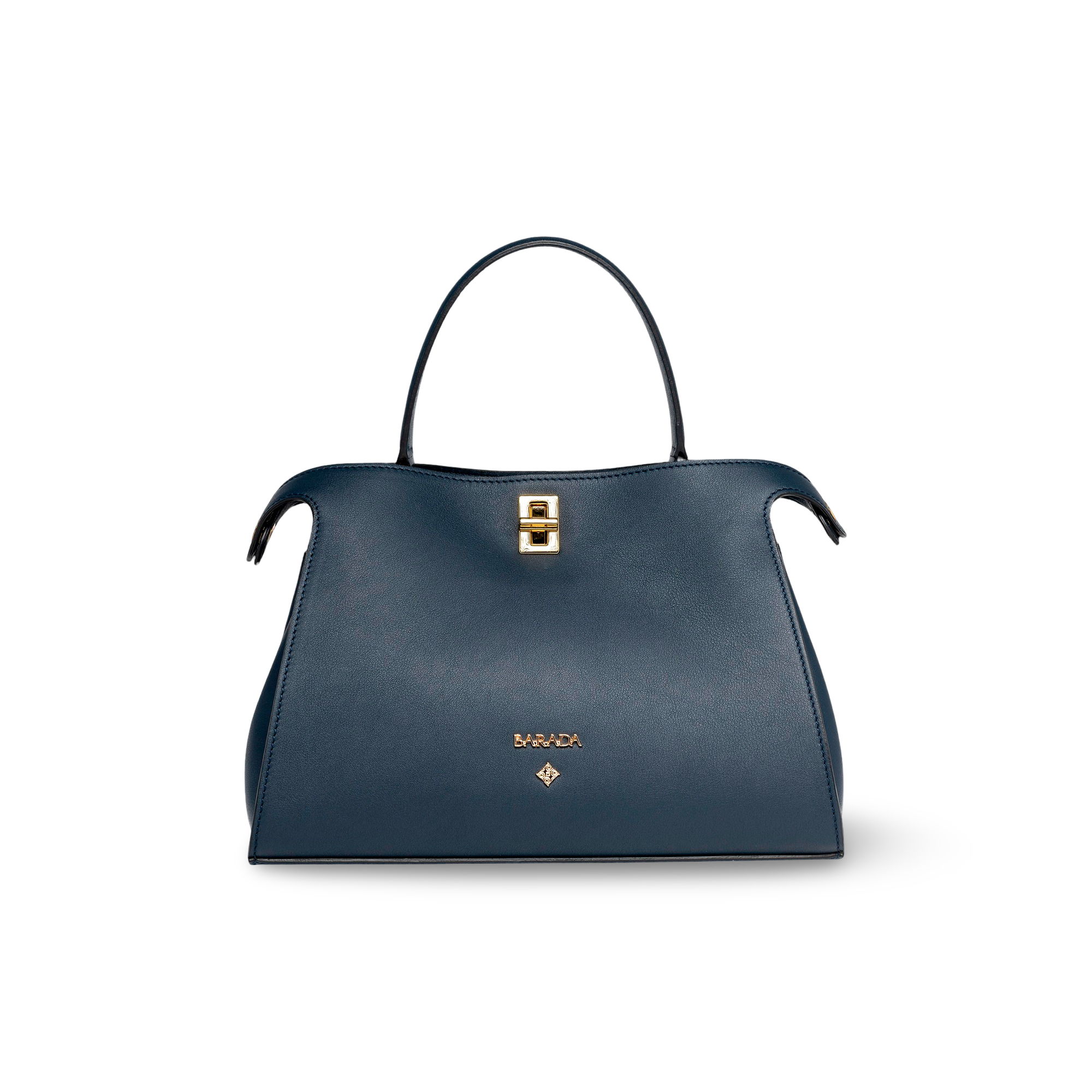 Handbag in high quality cowhide leather and elegant design