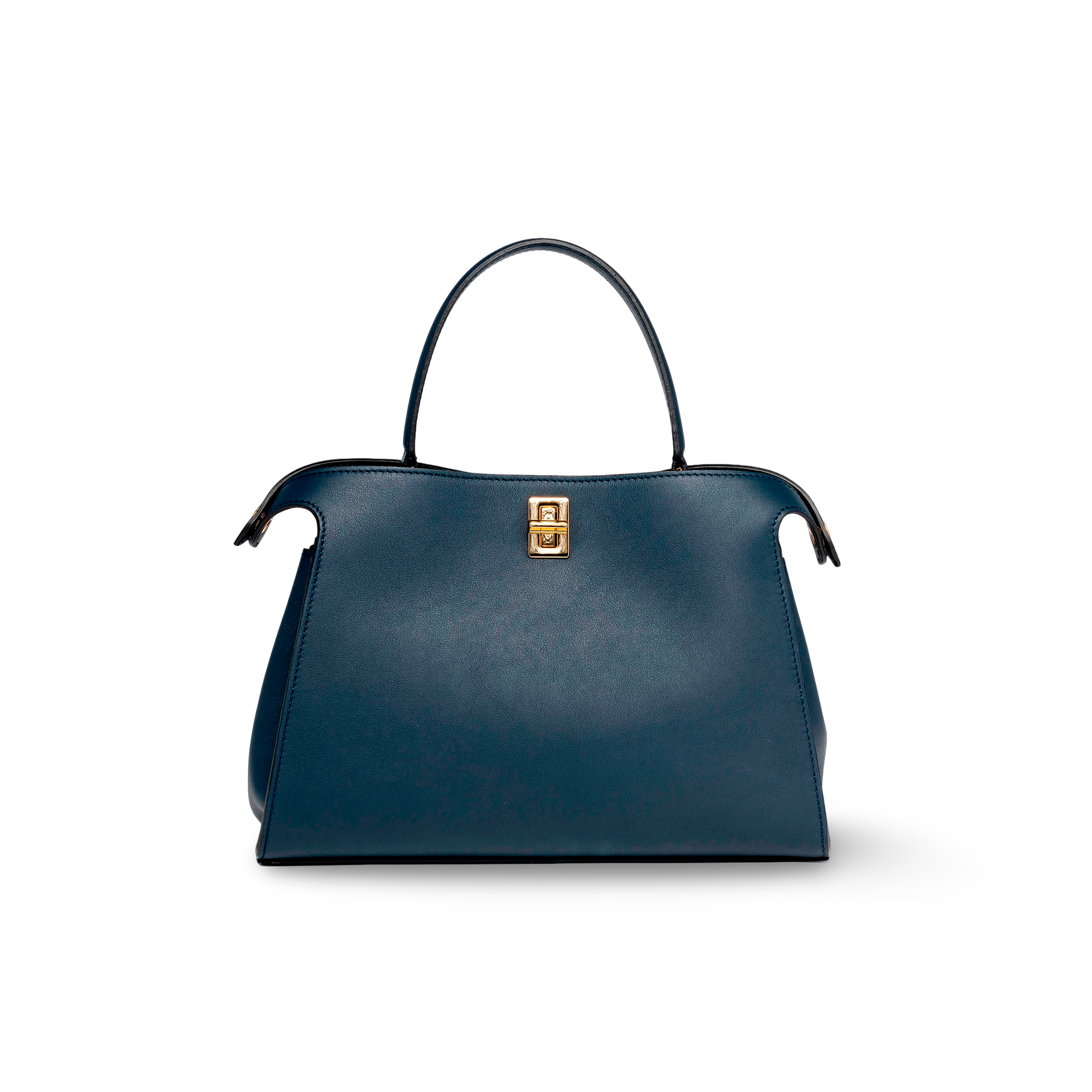 Handbag in high quality cowhide leather and elegant design