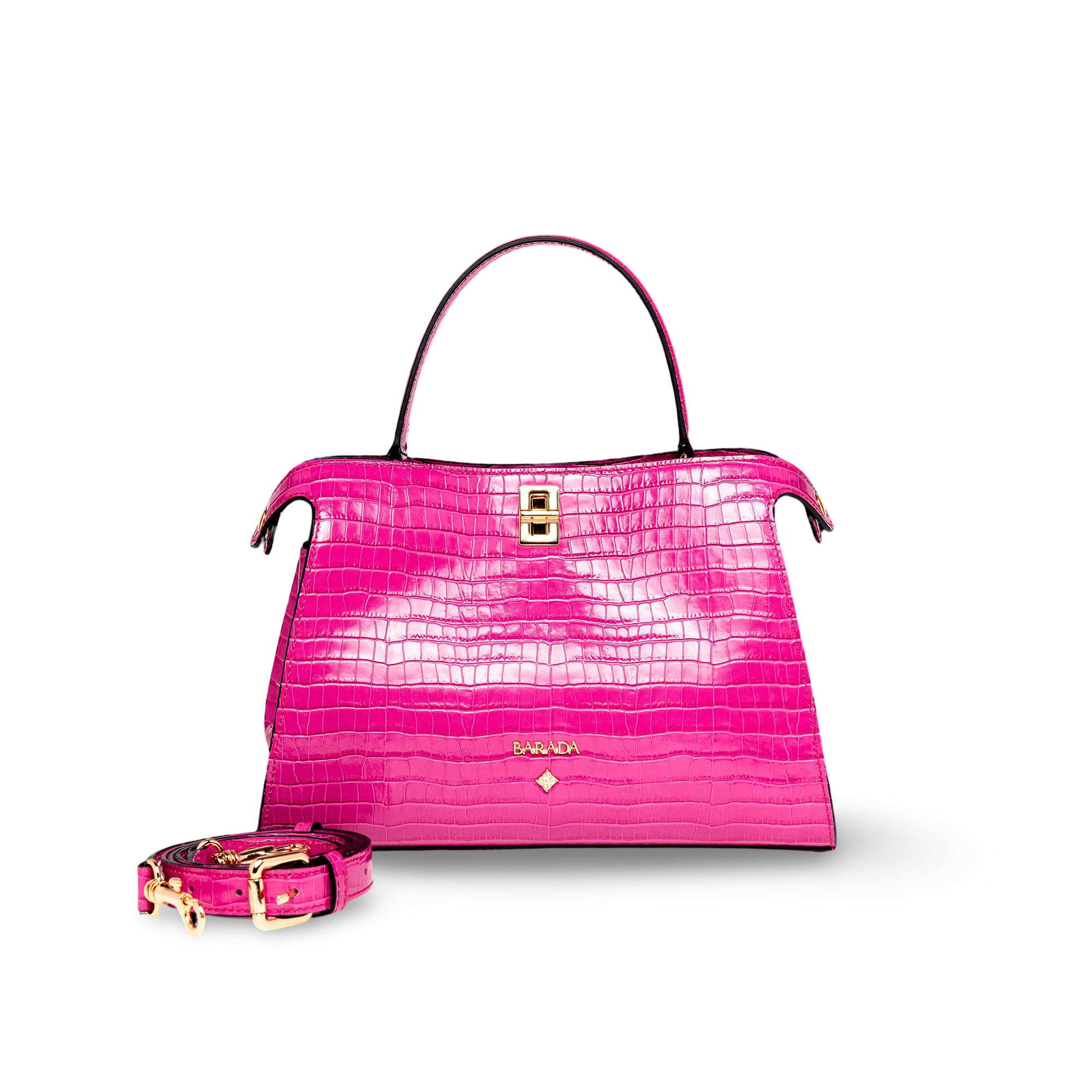 Handbag in high quality cowhide leather and elegant design
