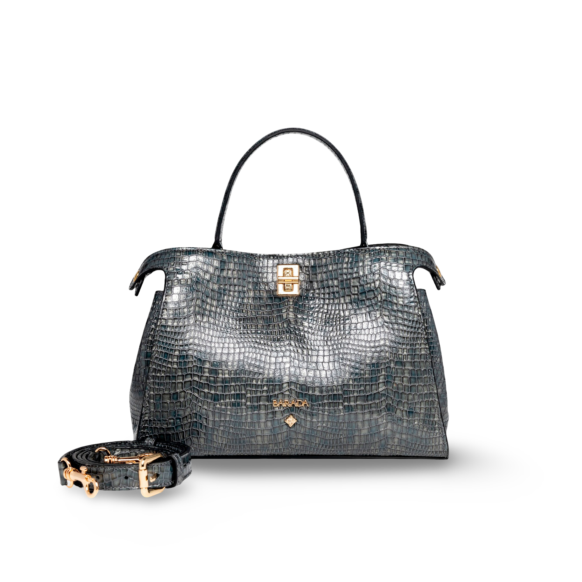 Handbag in high quality cowhide leather and elegant design