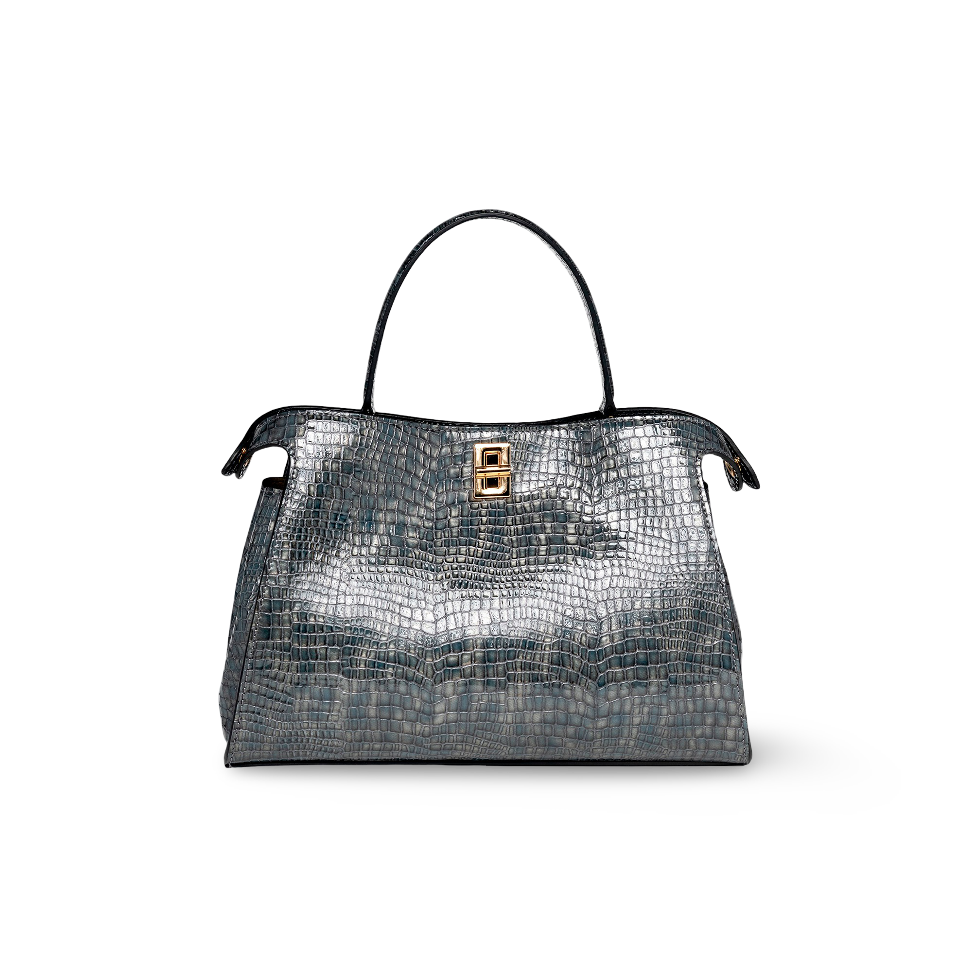 Handbag in high quality cowhide leather and elegant design