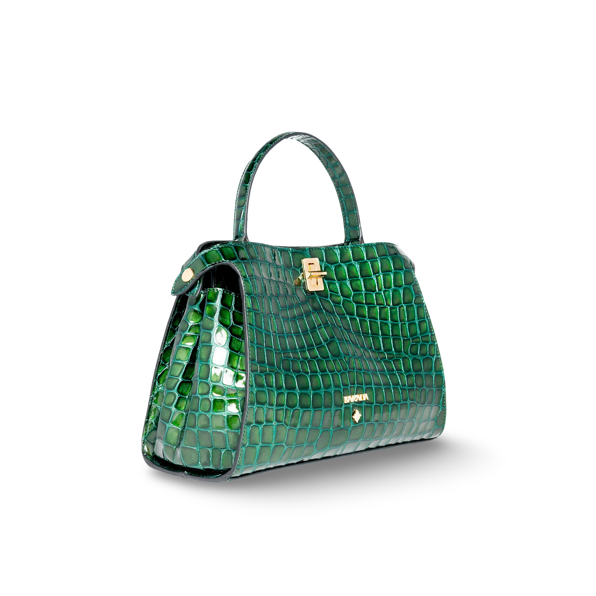 Handbag in high quality cowhide leather and elegant design