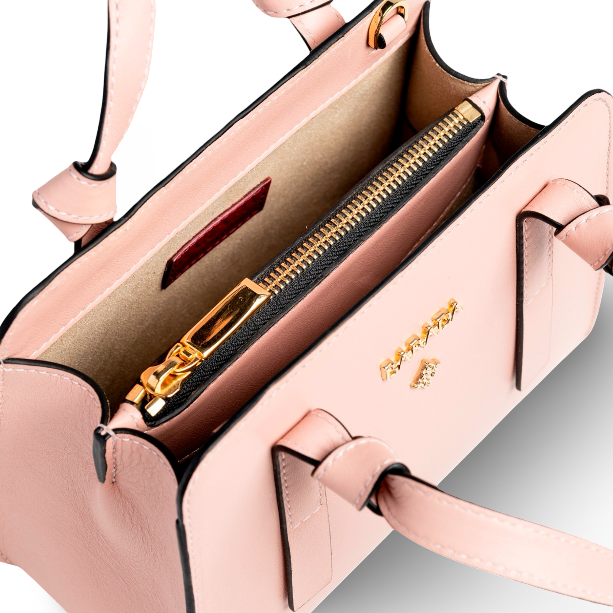 Mini handbag in high quality leather
