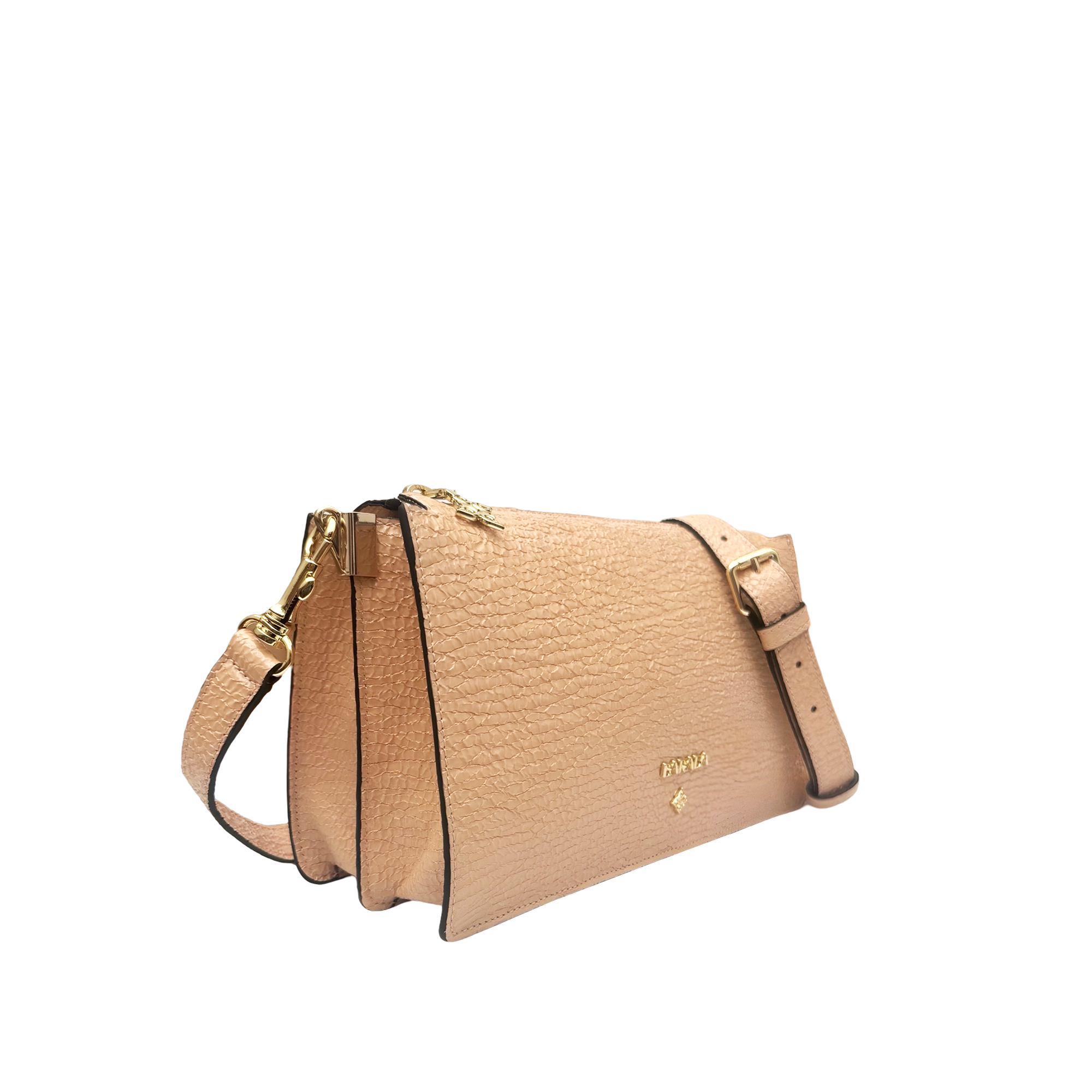Bolso bandolera en cuero premium