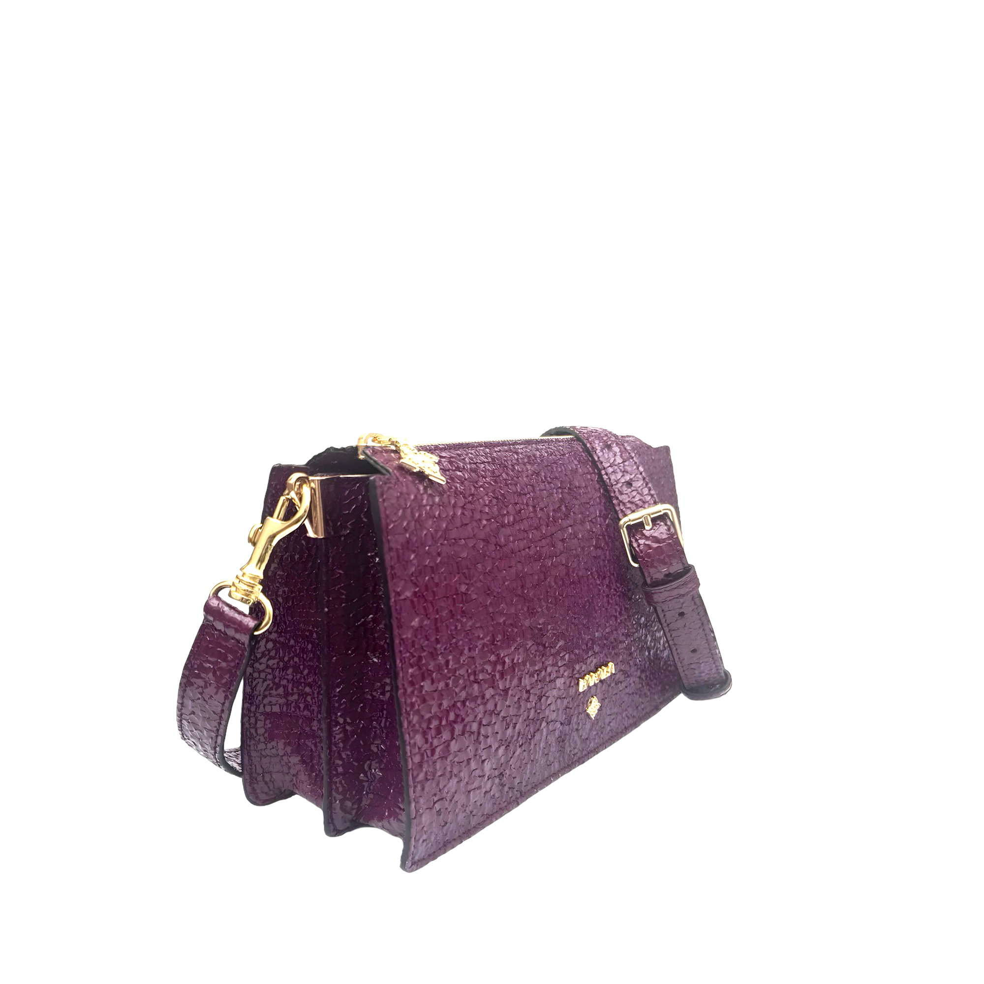 Bolso bandolera en cuero premium