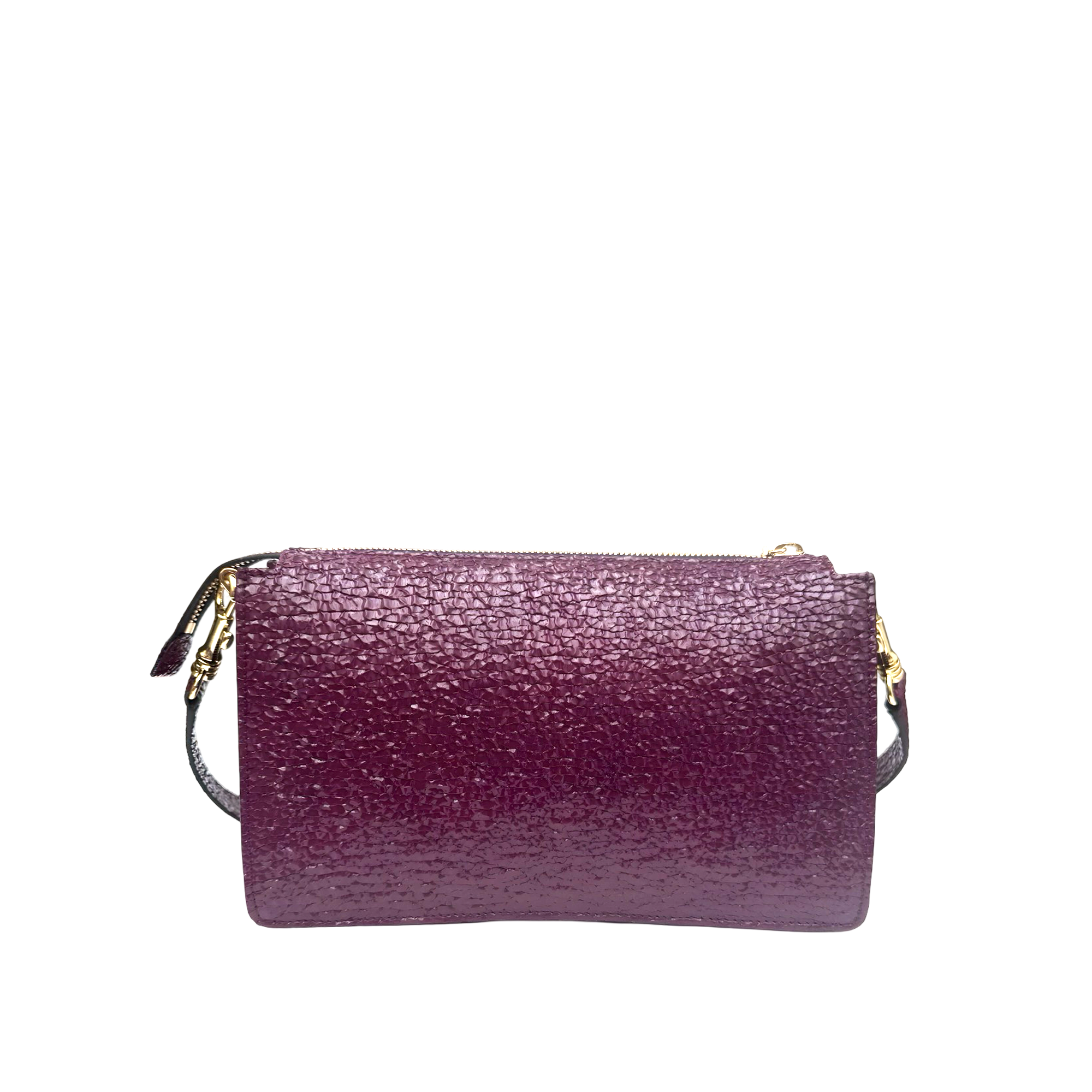Bolso bandolera en cuero premium