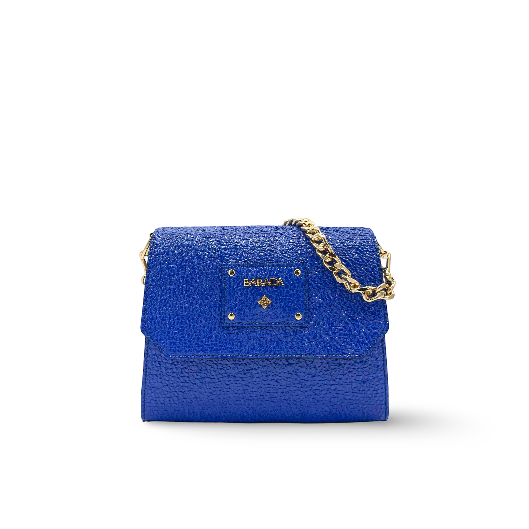 Bolso de hombro con cadena en piel vacuno lujo moderno