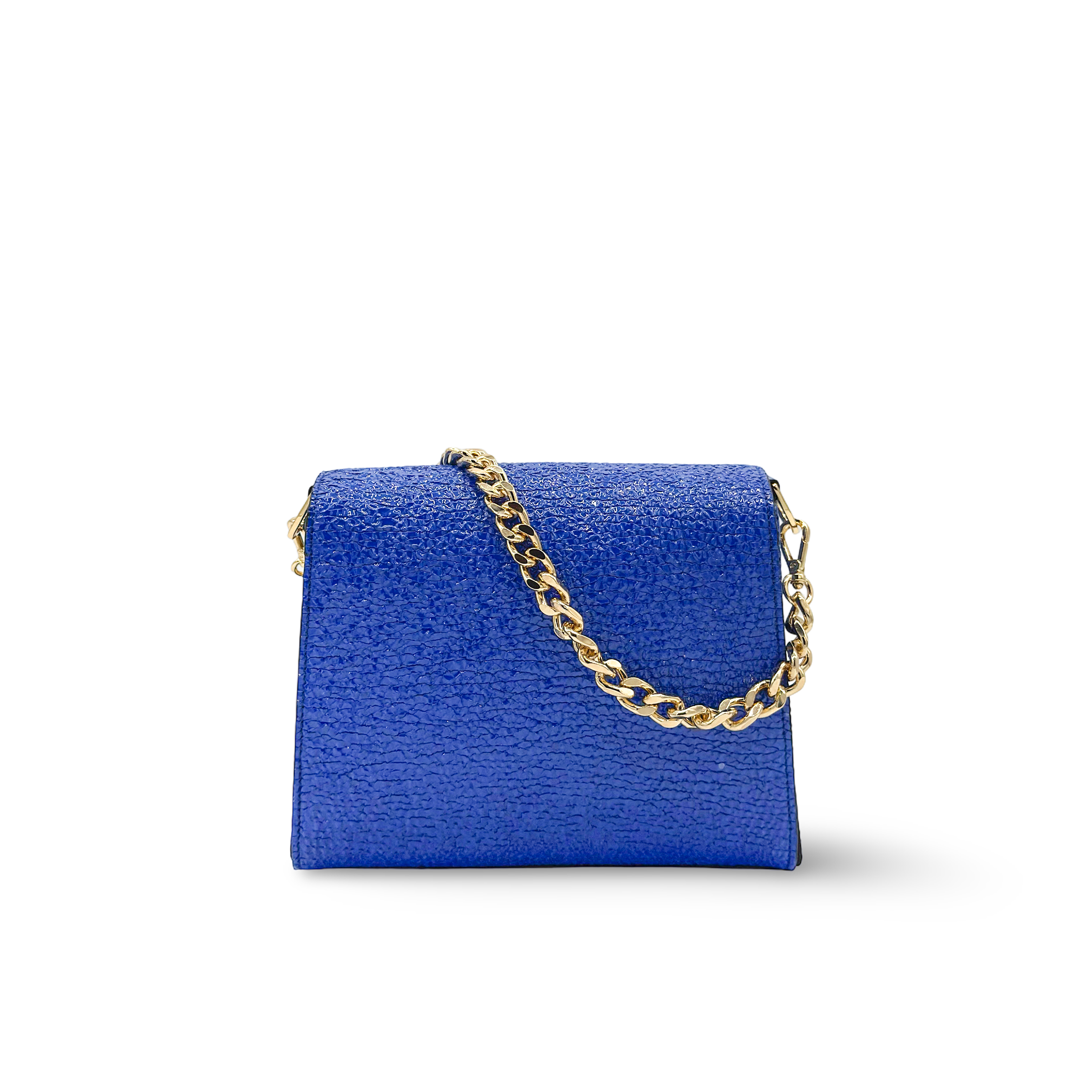 Bolso de hombro con cadena en piel vacuno lujo moderno