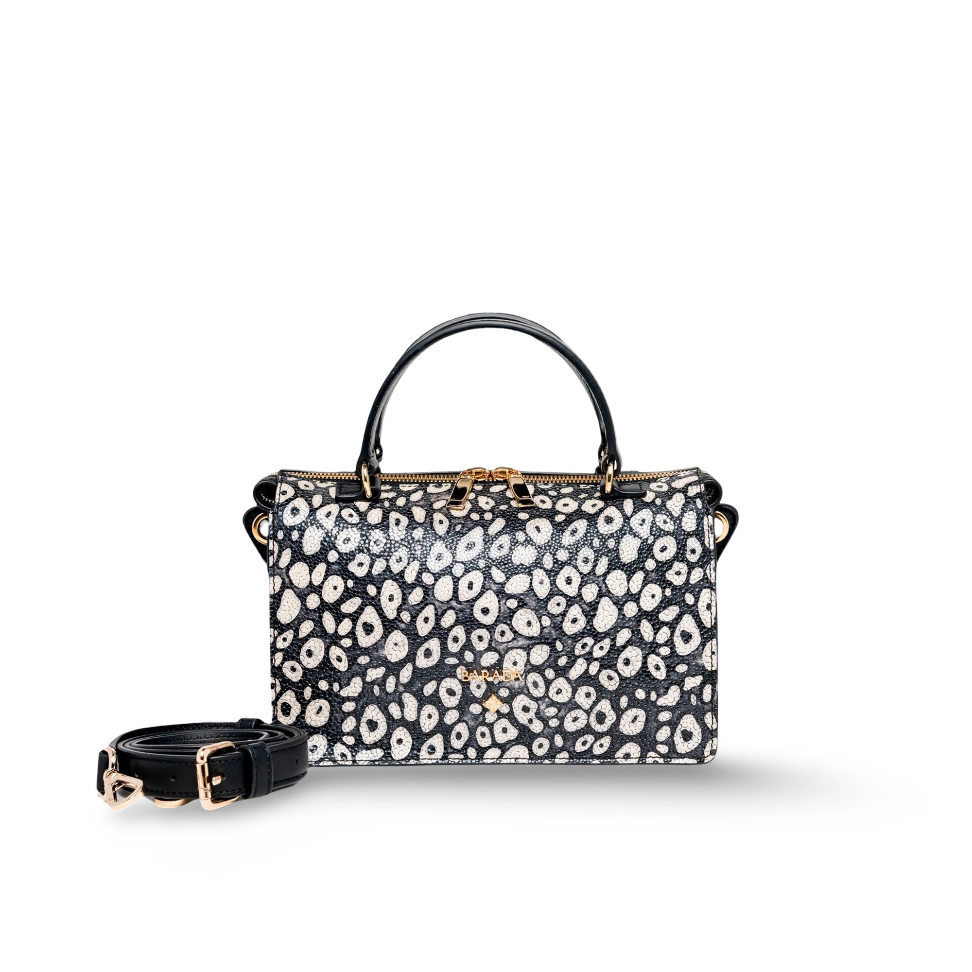 Cowhide handbag made in Spain